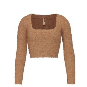 SKIMS Cozy Knit Scoop Neck Longsleeve